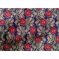 thumbnail image 4 of oneOone Cotton Poplin Fabric Leaves & Floral Block Fabric Prints By Yard 42 Inch Wide, 4 of 4