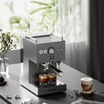 thumbnail image 6 of Small Commercial Coffee Machine Simple Control Panel Italian Semi-Automatic Coffee Machine Can Make Milk Foam Latte Americano, 6 of 8