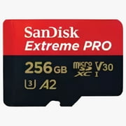 SanDisk 256GB Extreme Pro microSDXC UHS-I Memory Card - SDSQXCD-256G-GN6MA