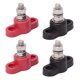 thumbnail image 1 of Junctión de Pernos de Potencia, Amplia Accesibilidad Fácil de Montar Resistencia Al Desgaste 4 PCS Bloques de Terminal de Potencia 12V 24 V Latón de Acero inoxidable de Plástico, 1 of 7