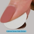thumbnail image 4 of Wardrobe Cupboard Self-adhesive Screw Covers Caps Stickers 54 in 1 White, 4 of 8
