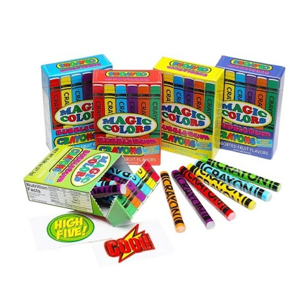 Magic Colors Bubblegum Crayons 27.2g