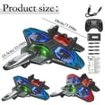 thumbnail image 3 of Remote Control Airplane RC Plane for Kids and Adults Beginners with LED Light - 360° Stunt Roll & Flip Toy Airplane, Easy Fly Indoor Outdoor Flying Toy for 𝗕𝗼𝘆𝘀, 3 of 9