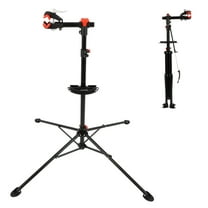 Olenyer Bike Repair Stand, Height Adjustable Bicycle Workstand with Swivel Clamp for Road & Mountain Bikes, Red/Black