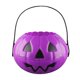 thumbnail image 2 of Cubo de dulces de Halloween, cubo de dulces, cubo de calabaza ligero y reutilizable Púrpura, 2 of 9