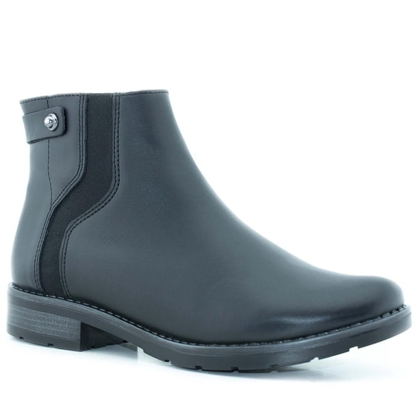 BOTIN CASUAL CON ELASTICO DAMA PIEL NEGRO GIUSTO 15104 negro 25 Giusto Sapore JONI 15104 NEGRO