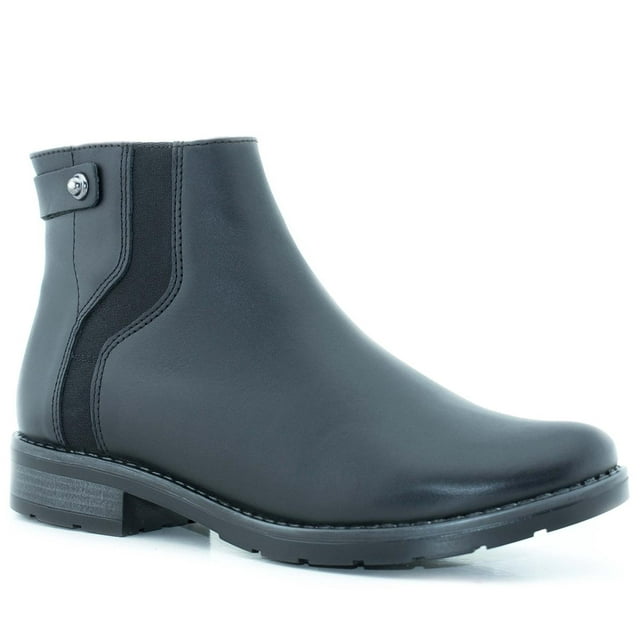BOTIN CASUAL CON ELASTICO DAMA PIEL NEGRO GIUSTO 15104 negro 23.5 GIUSTO JONI 15104 NEGRO