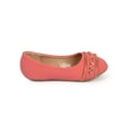 thumbnail image 2 of New Girl Link Larisa-17K Nubuck Round Toe Chain Zipper Ballet Flat 9 - 4, 2 of 5
