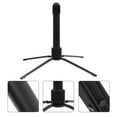 thumbnail image 1 of IFANLANDOR 1Pcs Scratch Resistant Flute Stand Portable Four Legged For Musical Instruments Black, 1 of 8