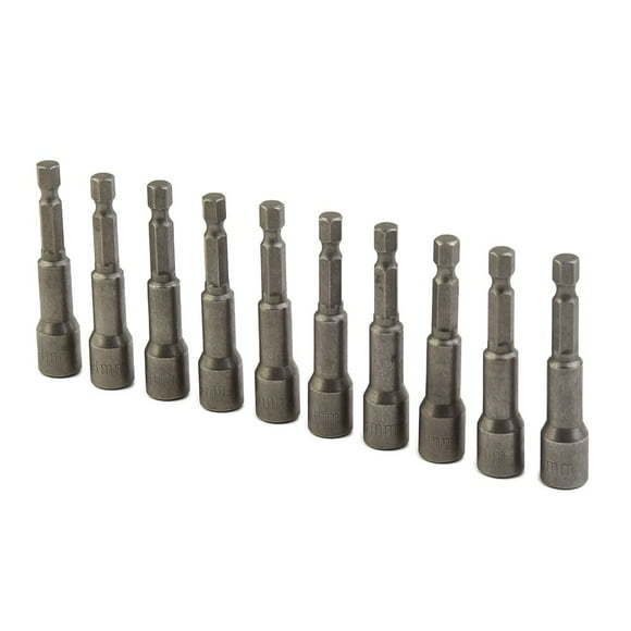 10Pcs 8 Mm Magnetic Tech Screw Driver Tek Bit Drill Nut Setter Roofing Cladding Shenzhuyue
