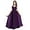 Purple, variant on Drtj Junior Girls Bridesmaid Dress Flower Girl Wedding Party Dresses for Teen Chiffon