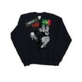 thumbnail image 1 of Elf Womens Mono Distressed Poster Sweatshirt, 1 of 5