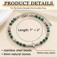 thumbnail image 5 of NICKSUN Beaded Bracelets for Women - Stainless Steel Boho Bracelets, Trendy Jewelry Gifts for Lover, Mom, Friends, 5 of 6