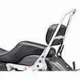 thumbnail image 3 of Chrome One Piece Detachable Passenger Sissy Bar Backrest Pad Harley Davidson XL Sportster XL883 883 Forty Eight Nightster Iron Super Low SuperLow 2004-2023 XL1200 1200 Sissy Bar 52300044A Pad 52631-07, 3 of 3