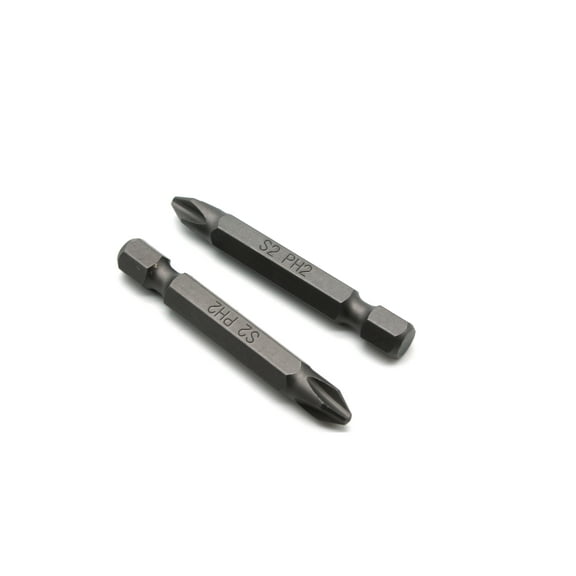 TEMO 25 pc PH2 Impact Ready Phillips Screwdriver 2 Inch (50 mm) Length Insert Bits Hex Shank with Quick Release Slot