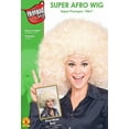 thumbnail image 2 of Rubies Blonde Mega Curly Costume Disco Wig, for Adults, 2 of 3