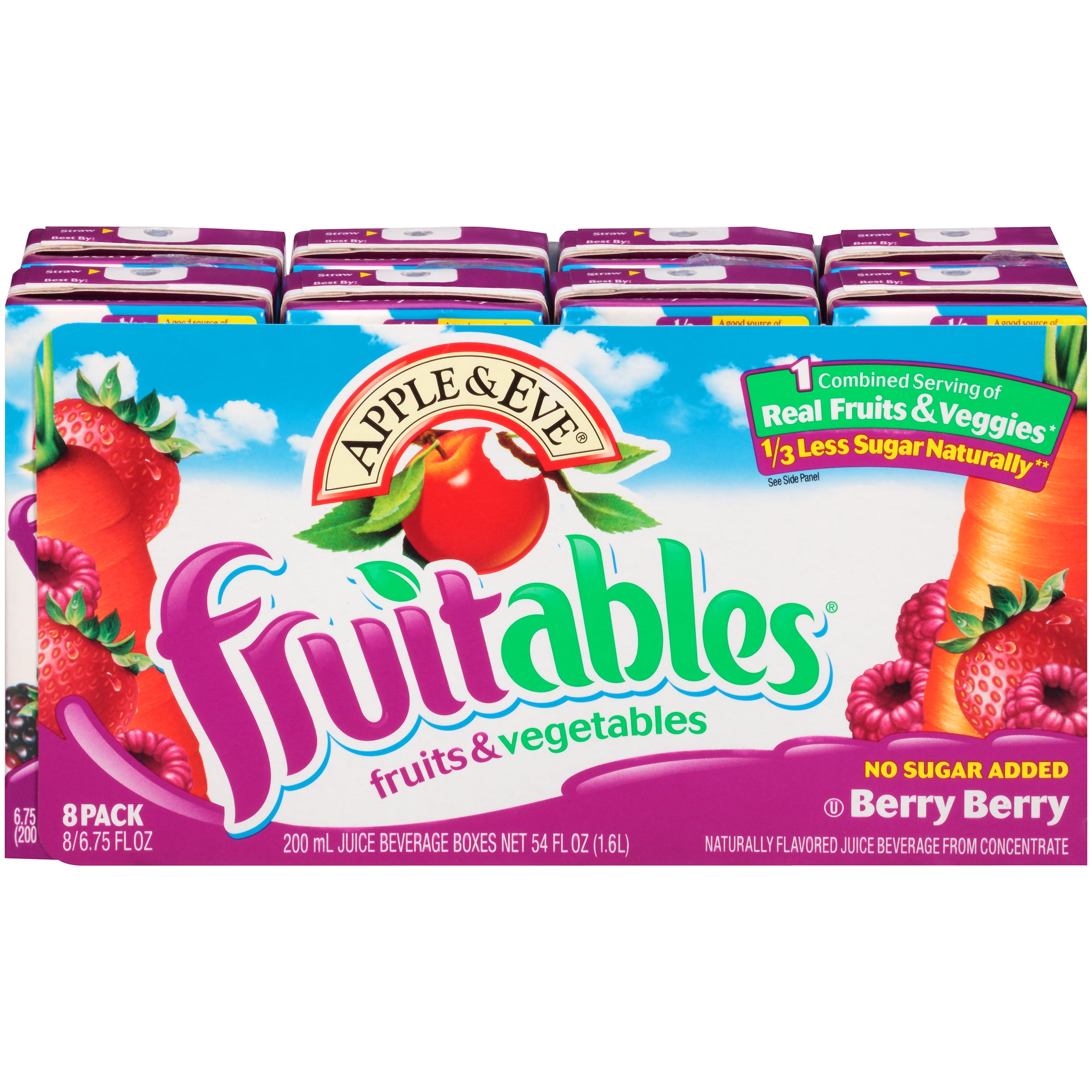 Apple & Eve Fruitables Juice Drink, Berry Berry, 6.75 Fl Oz, 8 Count by Apple & Eve