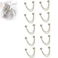 thumbnail image 1 of Changmaius 10 Pcs Pinces Magnétiques pour Vêtements pour Femmes - Pince de Serrage pour Chemise, Aimants de Mode Réglables pour Vêtements Amples, Cardigans et Robes, 1 of 6