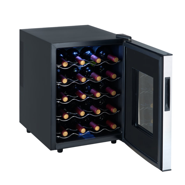 Whynter 20-Bottle Thermoelectric Wine Cooler, Black