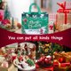 thumbnail image 4 of Decoraciones navideñas, adornos navideños, regalos de Navidad, bolsa de regalo navideña, bolsa de regalo portátil, bolsa de tela no tejida navideña, bolsa de compras, bolsa de regalo de tela no tejida, 4 of 6