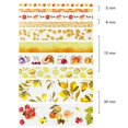 thumbnail image 7 of Wrapables Decorative Washi Tape Box Set (10 Rolls), Harvest Fruit, 7 of 7