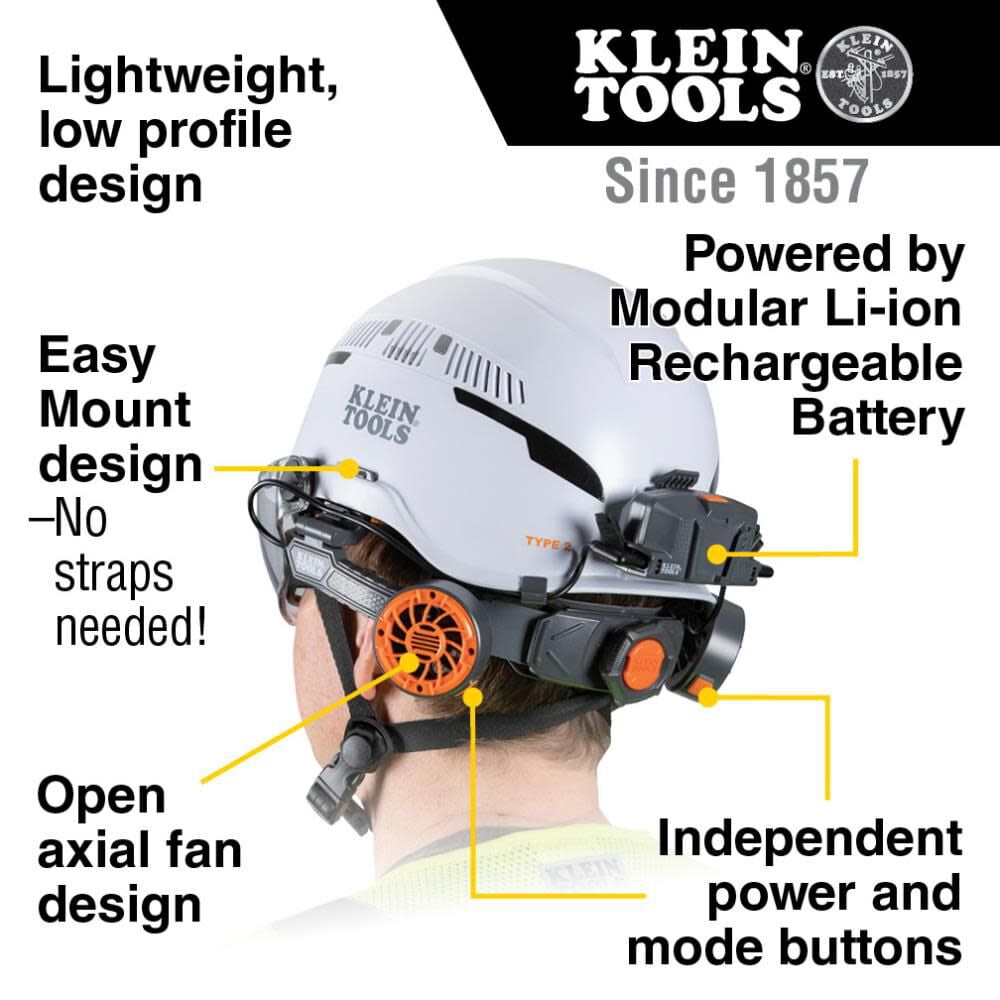 Klein Tools Hard Hat Lightweight Cooling Fan