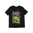 thumbnail image 4 of Jurassic Park Boy's Dino Skull Fossils Graphic Print Kids Short Sleeve T-Shirt, 4 of 5
