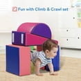 thumbnail image 2 of JOYMOR 8pcs- oam Climer Play Set, Climb and Crawl Activity Play Set – Lightweight Foam Shapes for Climbing, Crawling and Sliding for Toddlers and Kids, 2 of 9