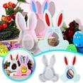 thumbnail image 3 of DIY Epoxy Resin for Easter Rabbit with Vertical Ears Silicone Mould for Crafting and Holiday Decorations, 3 of 8