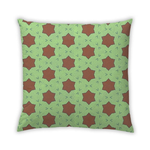 Ahgly Company Outdoor Square Contemporary Throw Pillow, 18 inch by 18 inch