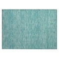 thumbnail image 2 of Addison Rugs Chantille Indoor/Outdoor Transitional Stripes Aqua Washable Rectangle Rug, 1'8" x 2'6", 2 of 6