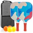 thumbnail image 1 of Raqueta de fibra de carbono con forma de panal para deportes al aire libre, pala de Pickleball, 1 of 6