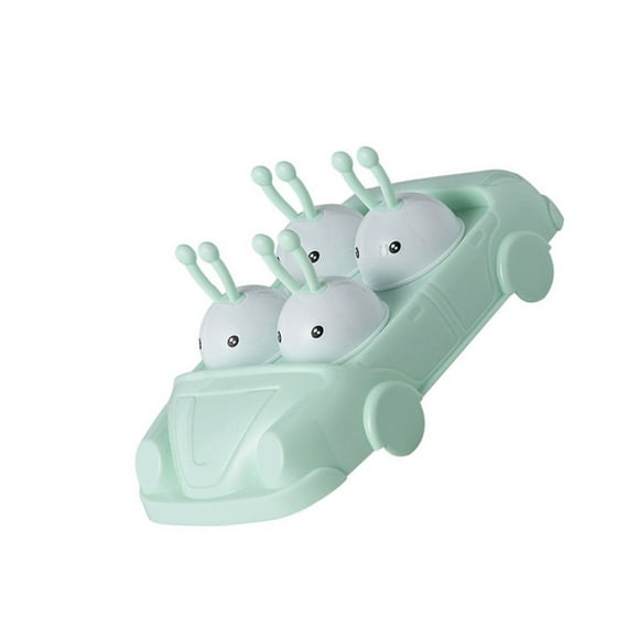 Toystoory Molde de paletas para coche DIY, rejilla de hielo de plástico hecha en casa, molde de helado de dibujos animados, resistente al calor, Cocina y Comedor Verde Toystoory HA005145-02