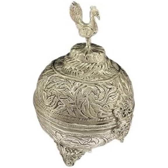 German silver fully carved box for gift item/ jewelry/ small items , 1 box