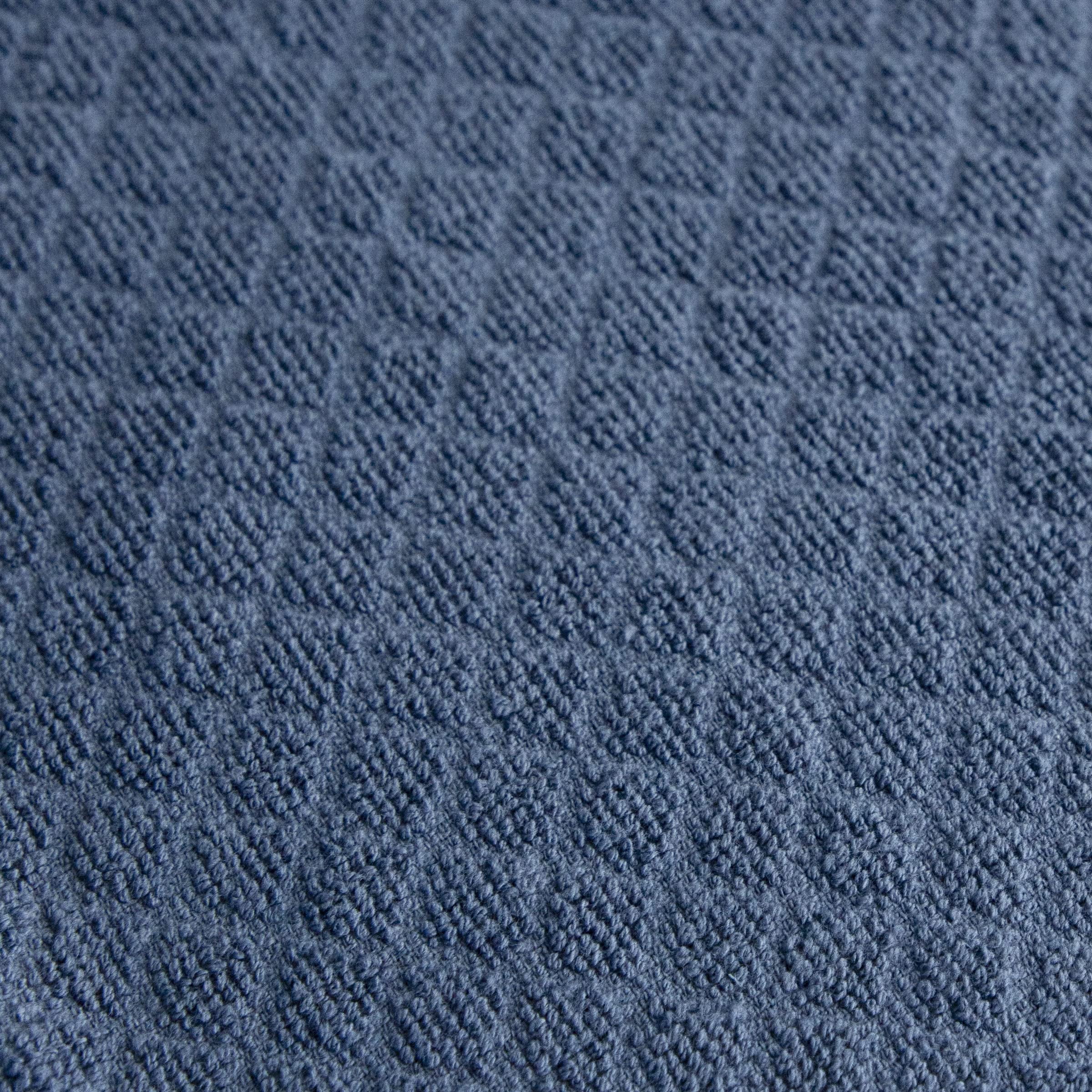 RITZ Hook and Hang Woven Kitchen Towel, Set of Two, Federal Blue