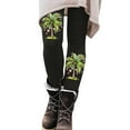 thumbnail image 1 of Zhanying Leggings de Noël pour Femmes Rouges à Grand Ceinture, Amincissants, Rehausse-Fesses, Coupe, Doublés en Molleton, Leggings pour Femmes Noirs TTG, 1 of 5