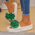 thumbnail image 5 of KANG Cozy Floral Slippers Comfortable Open Toe Fuzzy Home Slippers For Warmth And Relaxation, 5 of 9