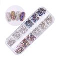 thumbnail image 1 of 1440PCS Nail Art Rhinestone Shiny DIY Nail Art Decoration Nail Art Jewelry, 1 of 6