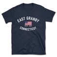 thumbnail image 1 of East Granby Connecticut Patriot Men's Cotton T-Shirt, 1 of 1