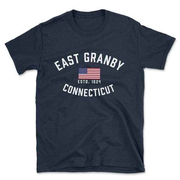 East Granby Connecticut Patriot Men's Cotton T-Shirt