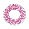 thumbnail image 1 of pitrice Peigne Circulaire Complet Extensible Flexible Cercle de Cristal Bandeau Coiffure Banquet Rose Rouge, 1 of 8