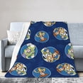 thumbnail image 1 of Manta de microfibra ultra suave ToY StorY con estampado de moda en 3D para todas las estaciones, para sofá, cama, manta cálida, perfecta para niños, adultos, regalo de cumpleaños familiar, 80 x 60, 1 of 5