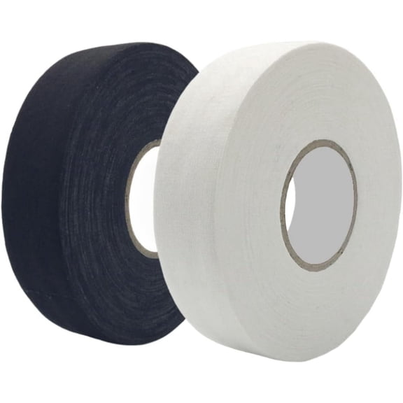 CZQ Hockey Tape,Cloth Easy to Stretch and Tear,Athletic Sport Hockey, Baseball Tape,1" x 27 yd (2 Pack)