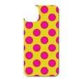 thumbnail image 3 of DistinctInk Custom SKIN / DECAL compatible with OtterBox Symmetry for iPhone 11 (6.1" Screen) - Yellow Hot Pink Polka Dots, 3 of 5