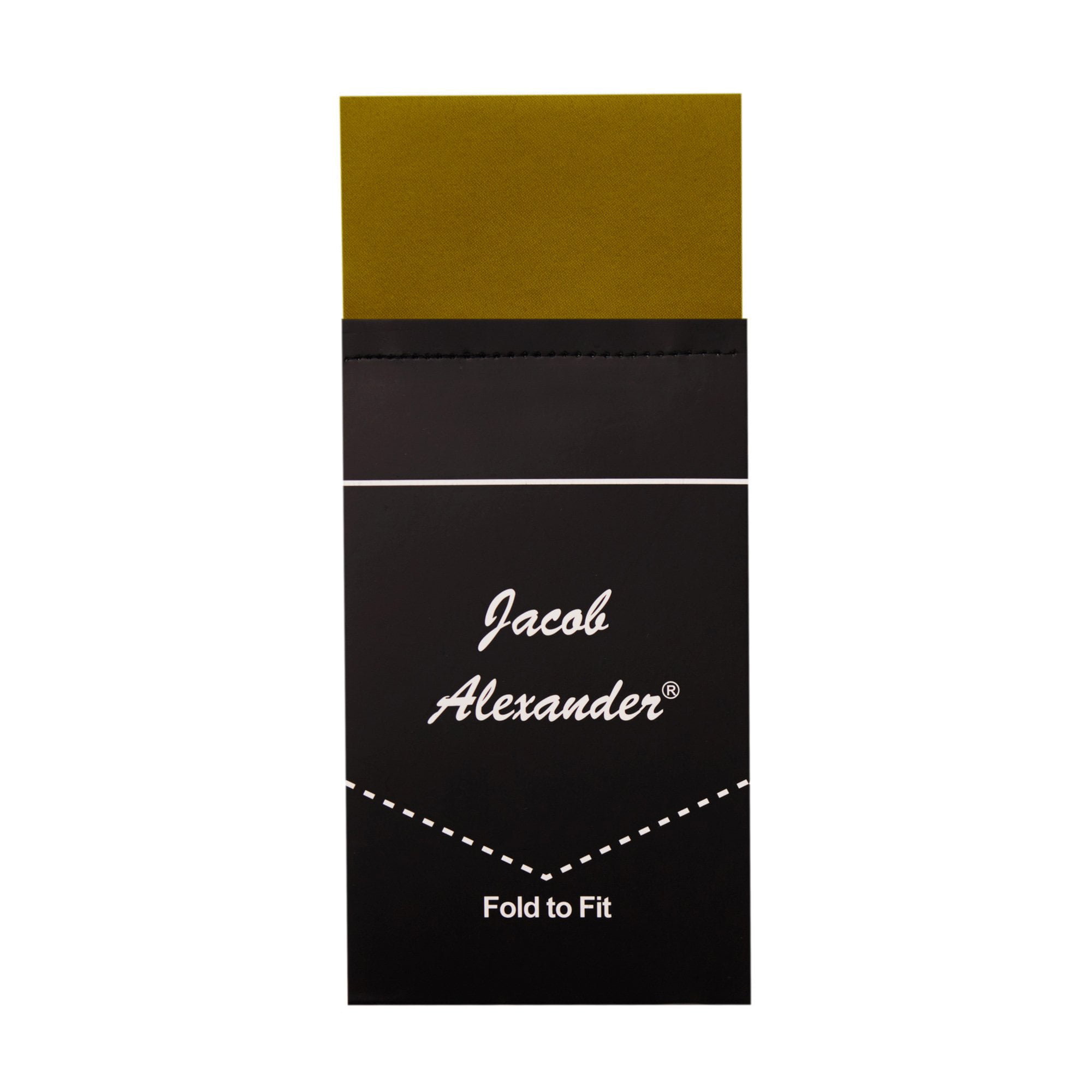 Jacob Alexander Men's Pocket Square Solid Color Handkerchief