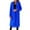 Blue #804, variant on Trench Coats Long Winter For Women Double Breasted Classic Lapel Outerwear Casual Coat Windbreaker Solid Jackets Fall Winter Clothes M