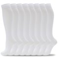 thumbnail image 1 of Calcetines de compresión fenglaoda, 8 pares, 20-30 mm Hg, para hombres y mujeres, 1 of 6