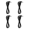 thumbnail image 1 of Paquete de Cables CC Godtone Negro 5,5 mm x 2,1 mm para Pedal de Efecto de Guitarra, 1 of 9