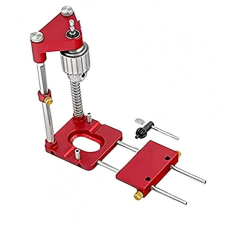 

Woodworking Locator Portable Drilling Guide Adjustable Wood Hole Drill Locator Woodworking Tool Red Punch Locator Drill