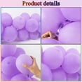 thumbnail image 5 of Ornament And Decor 107 Piezas Kit De Arco De Guirnalda De Globos Púrpuras 30-25-12-45 Cm Diferentes Tamaños Pastel Púrpura Látex Fiesta Helio Globos Púrpura Claro Conjunto Ingenio, 5 of 5